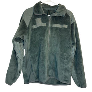 Men's Army Fleece Jacket Size S Green